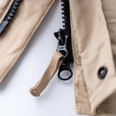 Stone Island Canvas Weave Cotton 連帽外套 沙色11