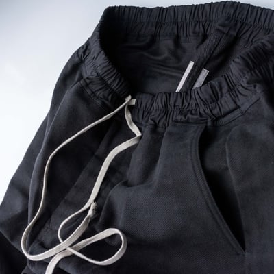 Rick Owens 主線 抽繩工作長褲 黑7