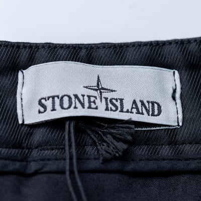 Stone Island 31512 抗撕裂長褲 黑色4