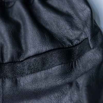 Rick Owens 主線 Cargobela 羊皮工裝短褲 黑9