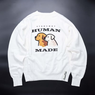 HUMAN MADE 重磅衛衣#2 小狗 白色1