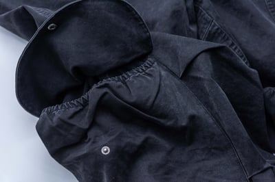 ENTIRE STUDIOS 水洗工裝寬褲 黑8