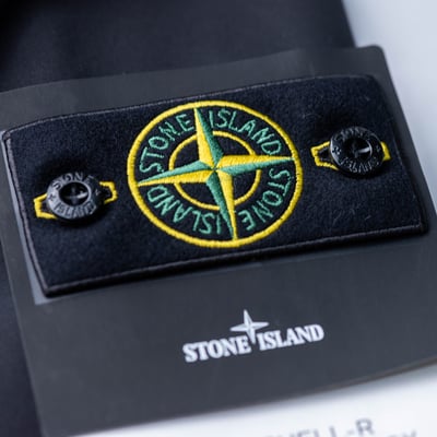 Stone Island Soft shell 刷絨連帽軟殼外套 黑5