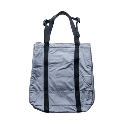 Stone Island 金屬尼龍羅盤托特包 灰2