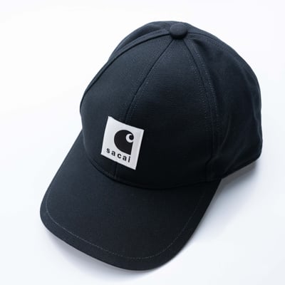 Sacai x Carhartt 聯名老帽 黑3