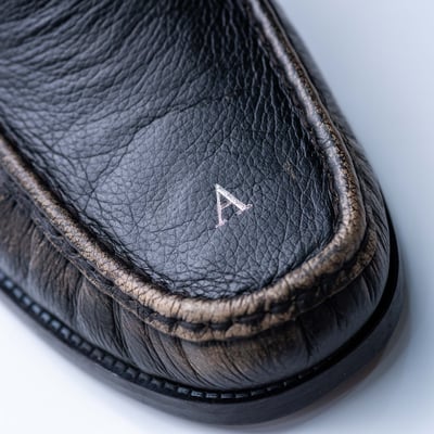 Acne Studios Boafer 皮革作舊樂福鞋 黑6