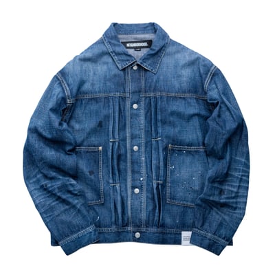 Neighborhood 丹寧襯衫 藍色1