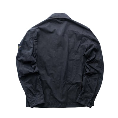 Stone Island 水洗工裝襯衫外套 黑2