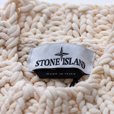 Stone Island UV感應變色編織衛衣 米白/粉色7