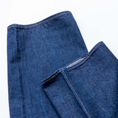 Stone Island 寬鬆水洗牛仔褲 藍4