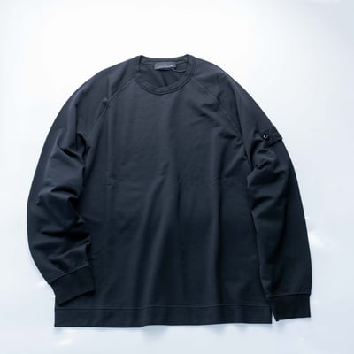 Stone Island Ghost 下襬無縮薄衛衣 黑3