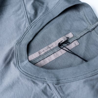 Rick Owens 主線 Brad 棉短袖 灰色5