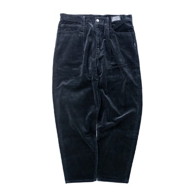 Neiborhood 燈芯絨長褲 黑1