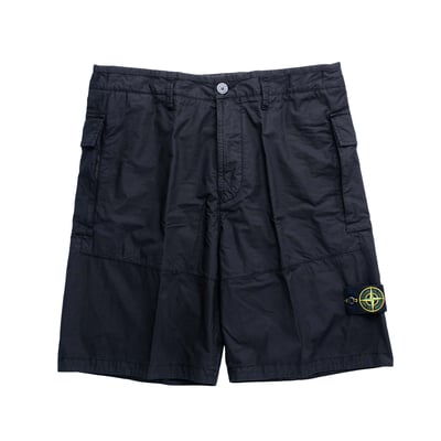Stone Island 舒適版型工裝短褲 黑色1