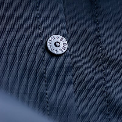 Stone island 金屬尼龍後背包 黑7
