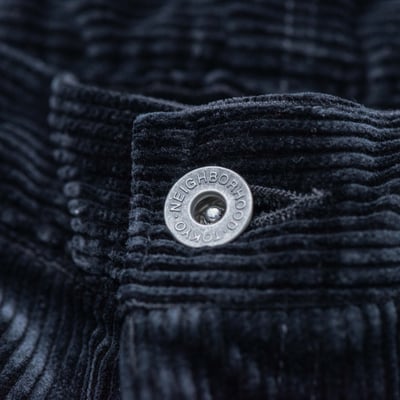 Neiborhood 燈芯絨長褲 黑4