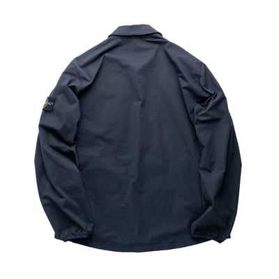 Stone Island 拉鍊襯衫外套 黑色2