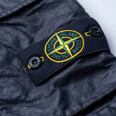 Stone Island 巴拿馬尼龍寬鬆口袋短褲 黑6