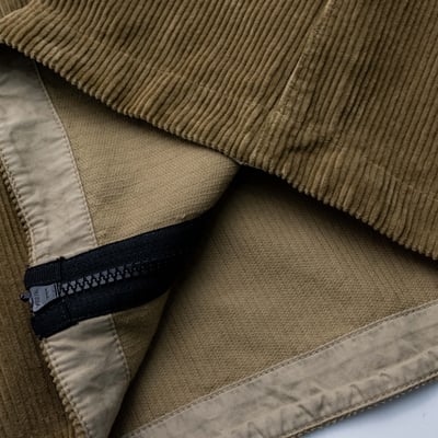 Stone Island 燈芯絨800襯衫外套 深卡其色7