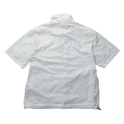 Stone Island 巴拿馬有機尼龍短袖襯衫 象牙白2