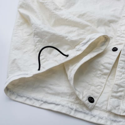 Stone Island 巴拿馬有機尼龍短袖襯衫 象牙白8