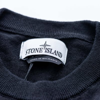 Stone Island 下擺無縮針織衛衣 黑7