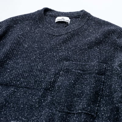 Stone Island RWS 厚針織衛衣 星空黑8