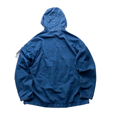 Stone Island 丹寧系列 半拉鏈衝鋒外套 靛色2