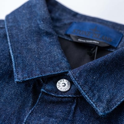 Stone Island 單寧系列 單寧襯衫外套 藍8