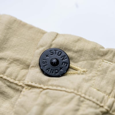 Stone Island Lino nylon Tela-tc 亞麻科技纖維短褲 米白8