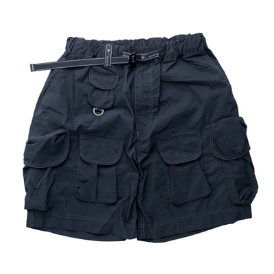 And Wander 戰術口袋短褲 黑1