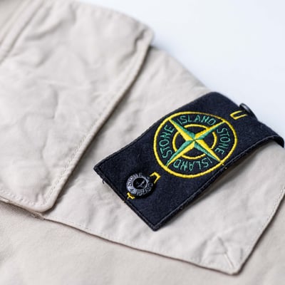 Stone Island 雙手臂口袋連帽拉鍊外套 沙漠色5