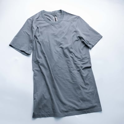 Rick Owens 主線 Brad 棉短袖 灰色3