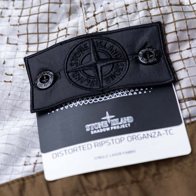 [ Stone Island Shadow Project ] Distorted ripstop organza-tc 咖啡色7