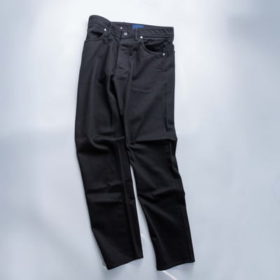 Stone Island 丹寧系列 標準直筒牛仔褲 黑3