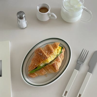 Tuxton Green bay oval platter 橢圓盤6