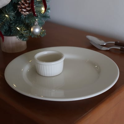 Tuxton 美國品牌 eggshell 乳白系列 果醬碟3