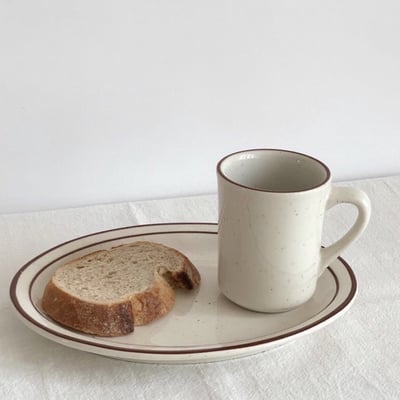 Tuxton Bahamas 棕色芝麻橢圓盤10