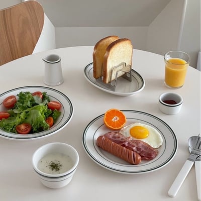 Tuxton Green Bay Plate 圓盤5