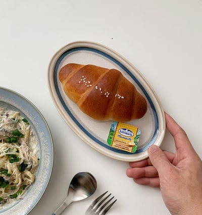 J05 [sinonshop]  日本復古線橢圓餐盤4