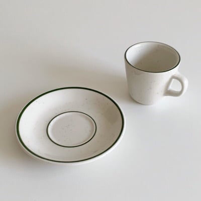 Tuxton Emerald/bahamas綠色/棕色芝麻馬克杯12