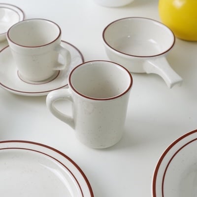 Tuxton Emerald/bahamas綠色/棕色芝麻馬克杯8