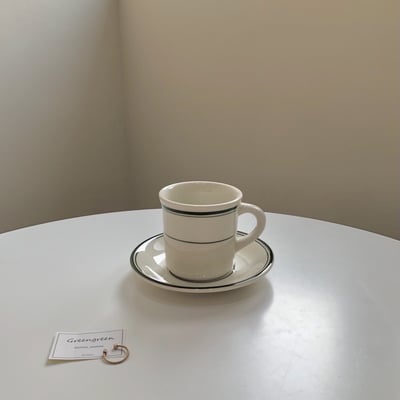 Tuxton Green bay 咖啡杯碟組12