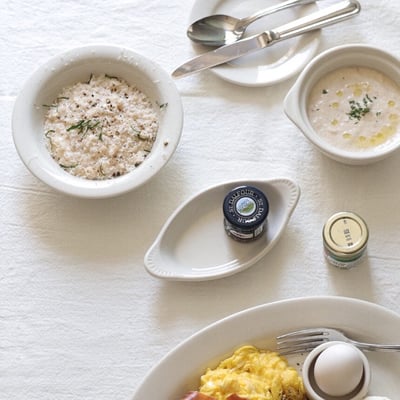 Tuxton eggshell 前菜碟6