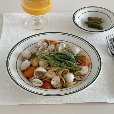 Tuxton Green Bay Rim Soup 義大利麵深盤2