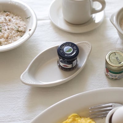 Tuxton eggshell 前菜碟2