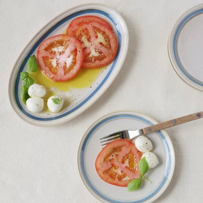 J05 [sinonshop]  日本復古線橢圓餐盤7