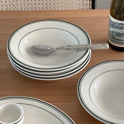 Tuxton Green Bay Rim Soup 義大利麵深盤1