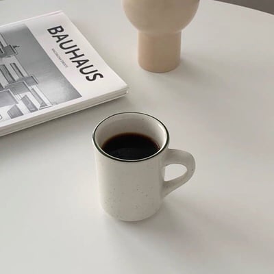 Tuxton Emerald/bahamas綠色/棕色芝麻馬克杯13