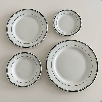 Tuxton Green Bay Plate 圓盤4